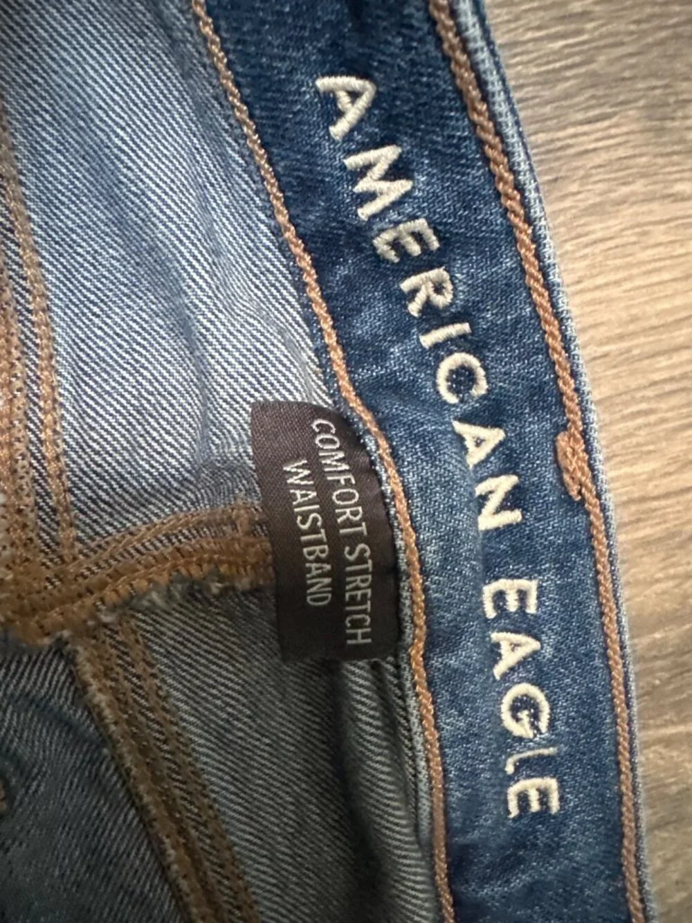 American Eagle Outfitters Womens Comfort Stretch Denim Carpenter Jeans High-Rise